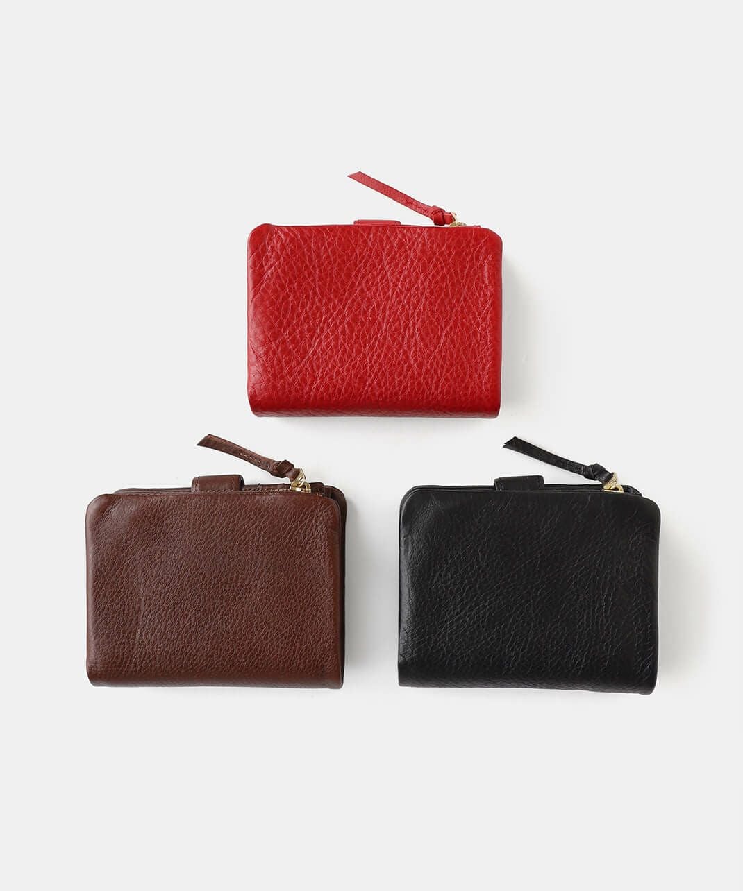 SLIP ONベルト付き二つ折りレザー財布 Arizona | mumokutekiオンライン