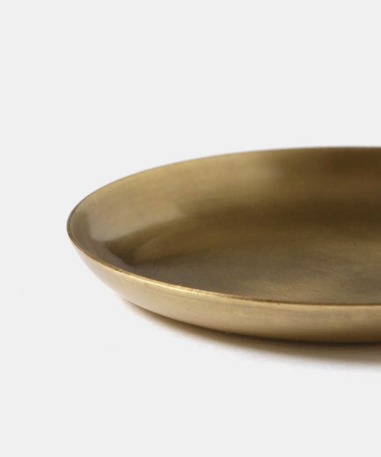 fog linen work / ブラスプレート円形 SSサイズ_5