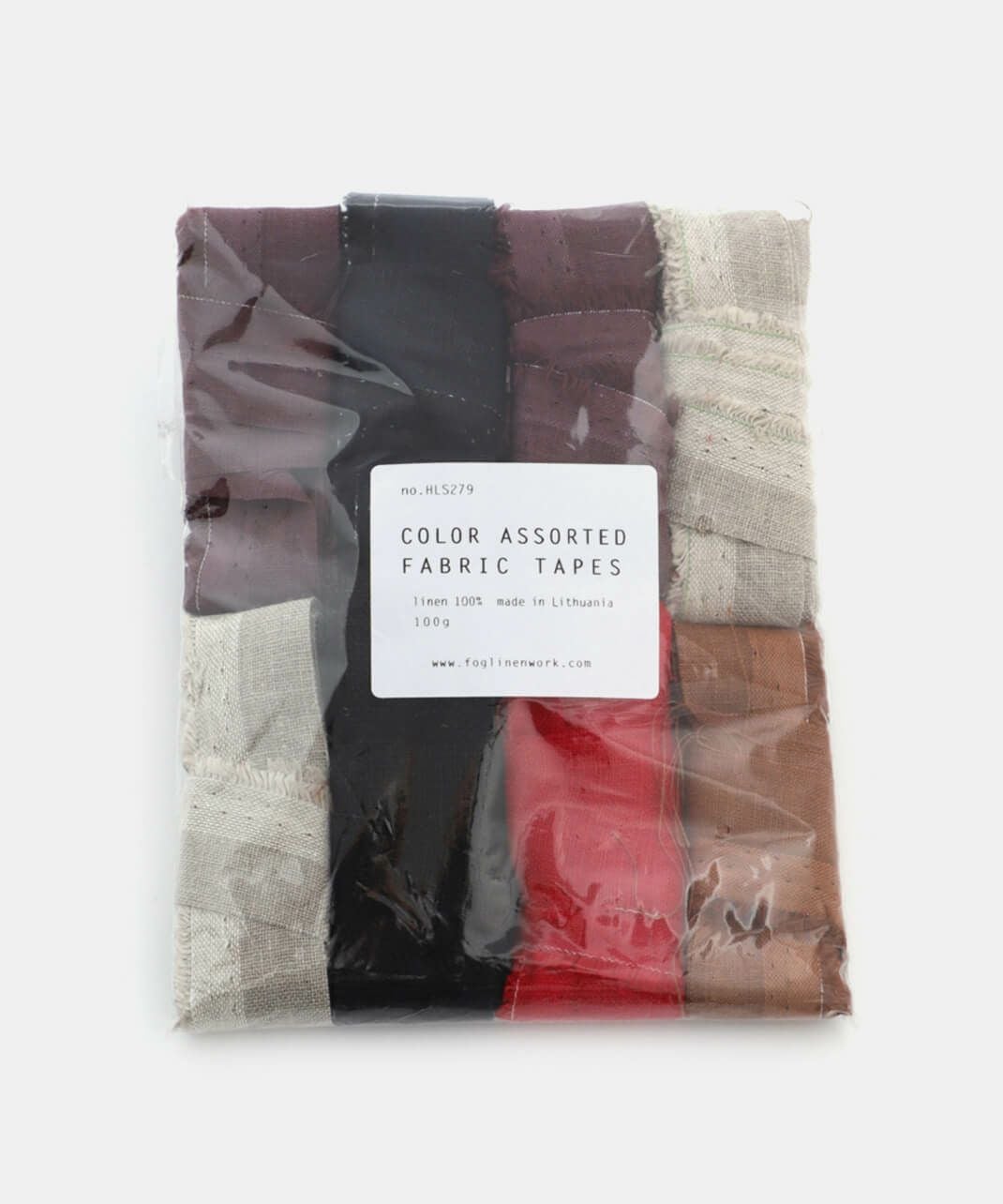 fog linen workリネン生地のテープセット100g | mumokutekiオンライン