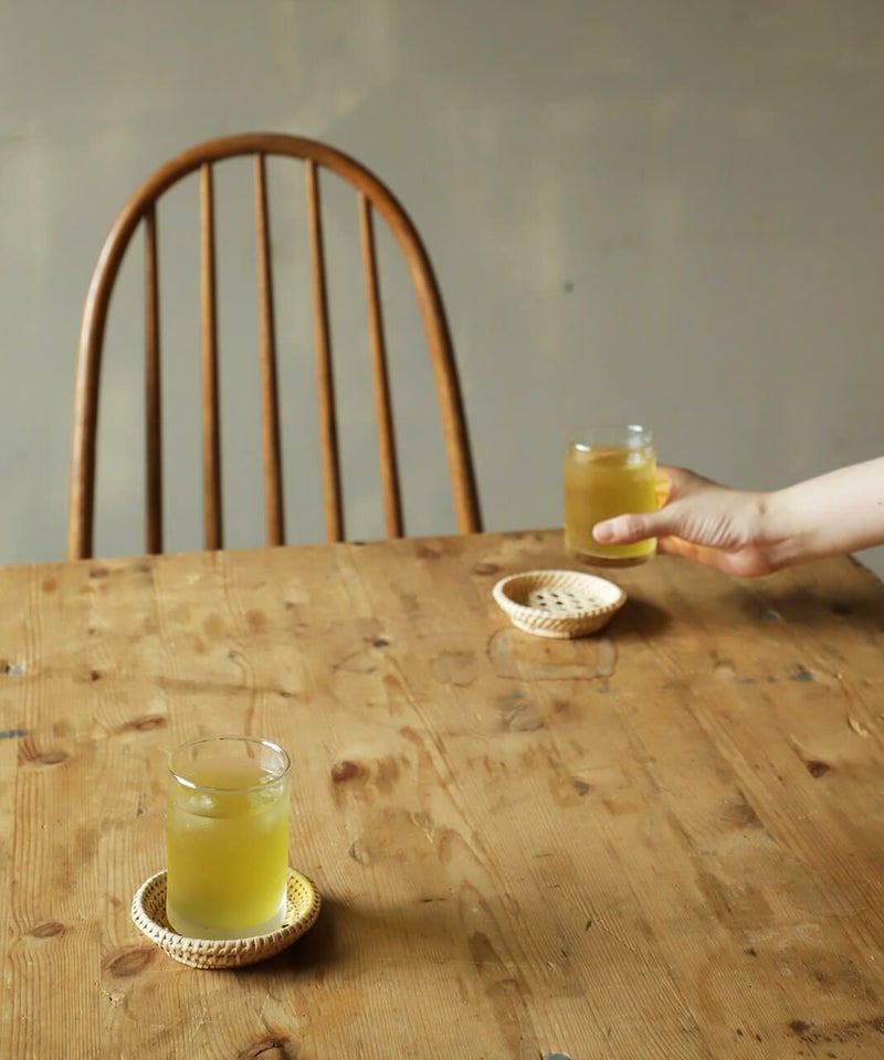 松野屋 / 籐茶托 　丸 ・八角_3