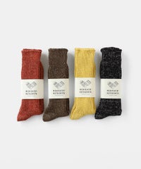 NISHIGUCHI KUTSUSHITA / シャリ感が心地良いヘンプコットンリブソックス M_1