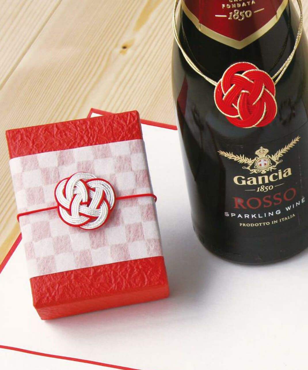 めでたや / 水引DECO 梅 紅白_2