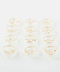 mumokuteki / 星座モチーフリング ゴールド_1