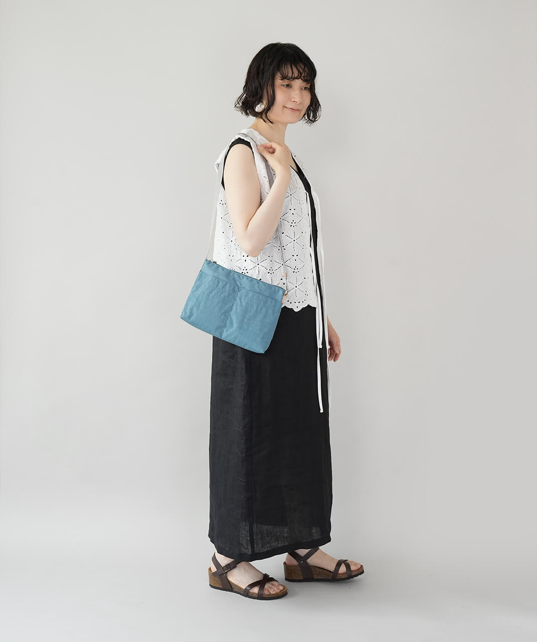 mumokutekiシンプルで丁度良いナイロンサコッシュ | mumokuteki