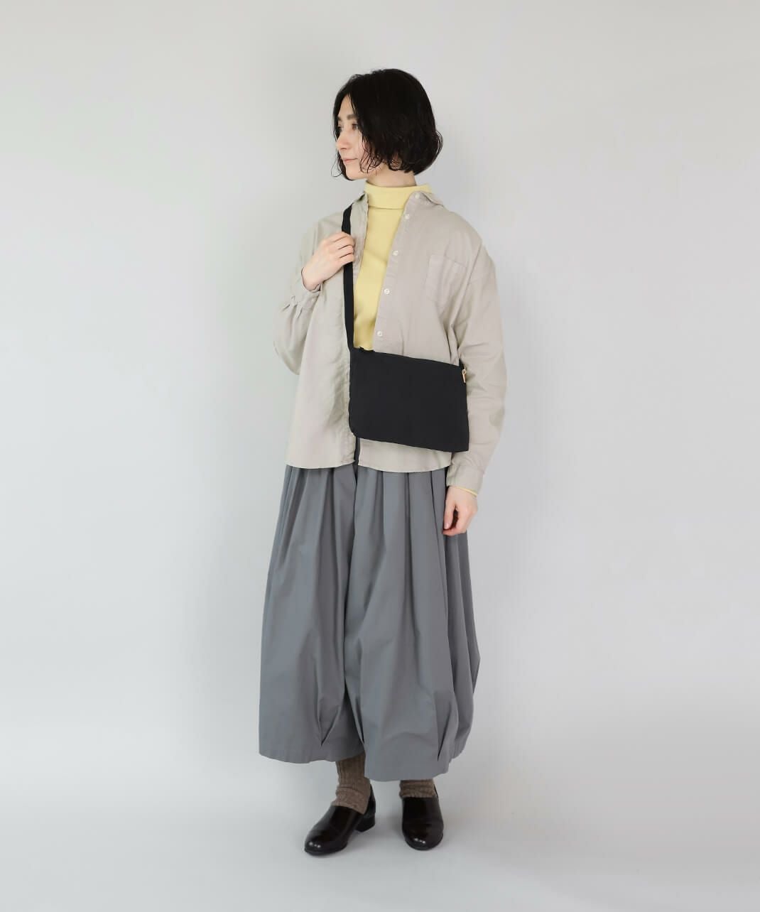 mumokutekiシンプルで丁度良いナイロンサコッシュ | mumokuteki