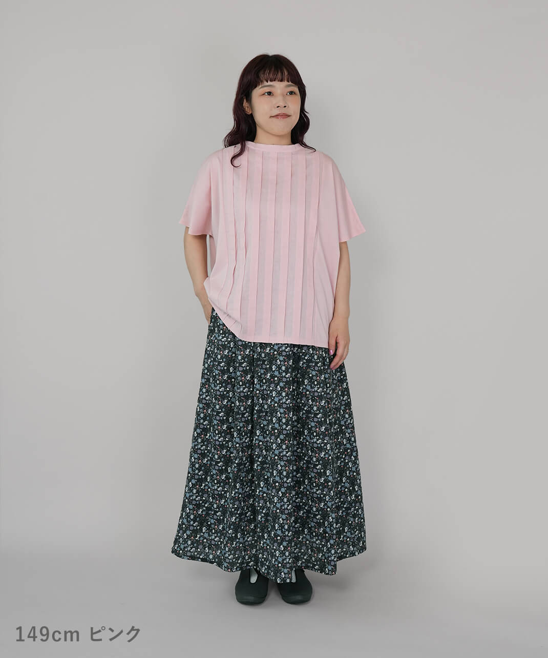 mumokuteki×LILASIC【WEB限定】ブラウスみたいなタック切替え