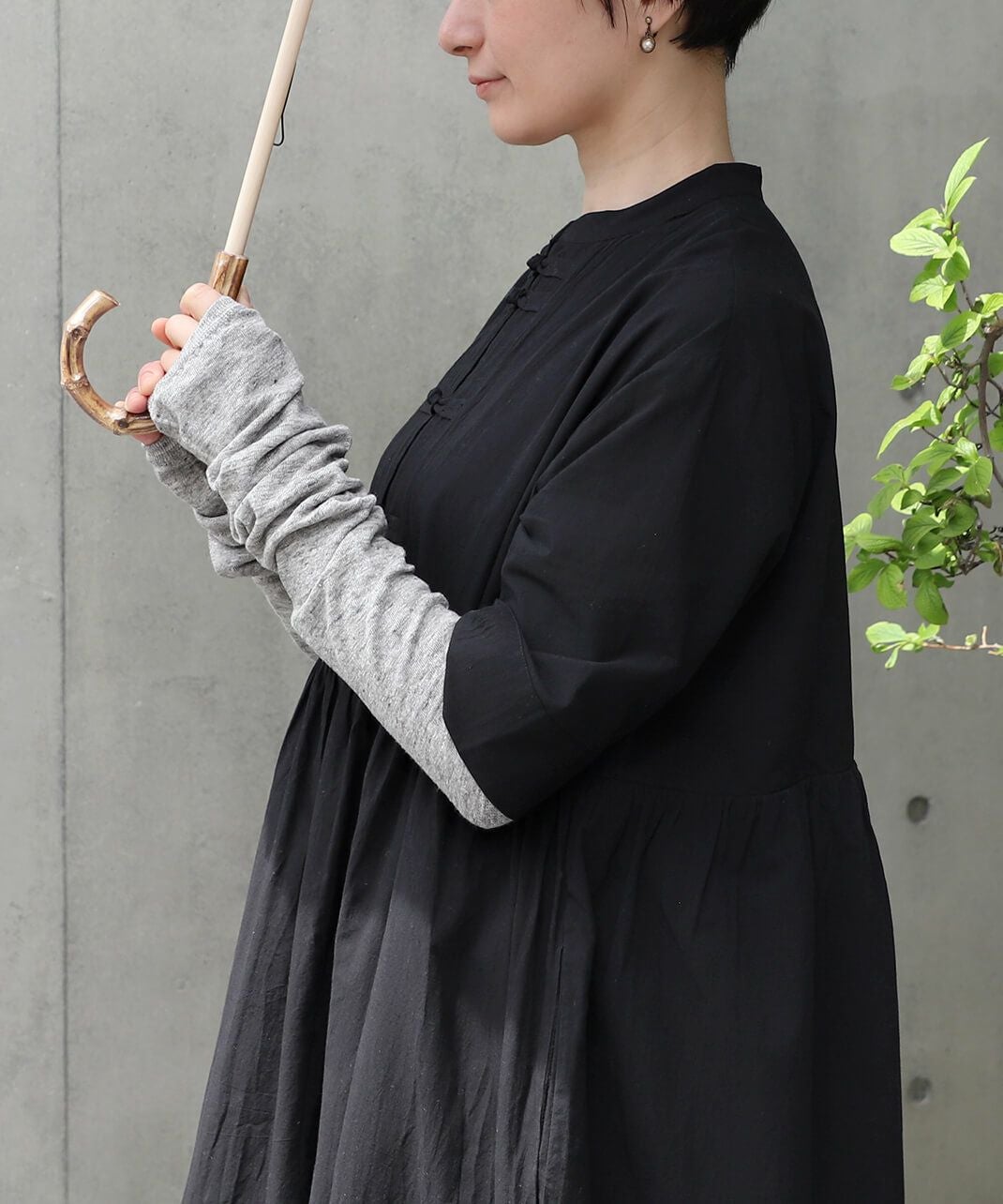 mumokutekiさらりと涼しいリネンアームカバー | mumokutekiオンライン