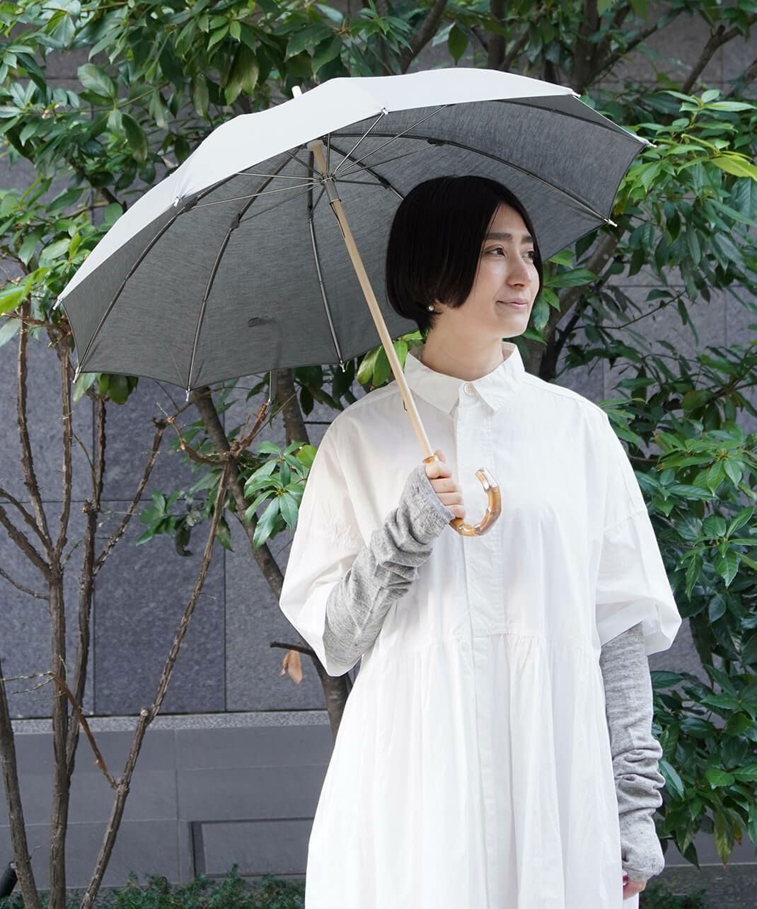 mumokutekiさらりと涼しいリネンアームカバー | mumokutekiオンライン