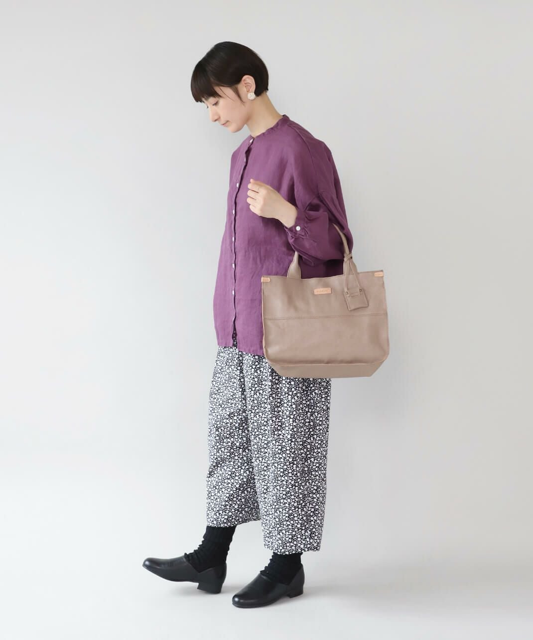 まるさんさま専用★ドゥーズィエムクラス ARRON SUEDE BAG トート Round feel Suede Tote | MEST07 | マスミ鞄嚢株式会社 | 商品情報