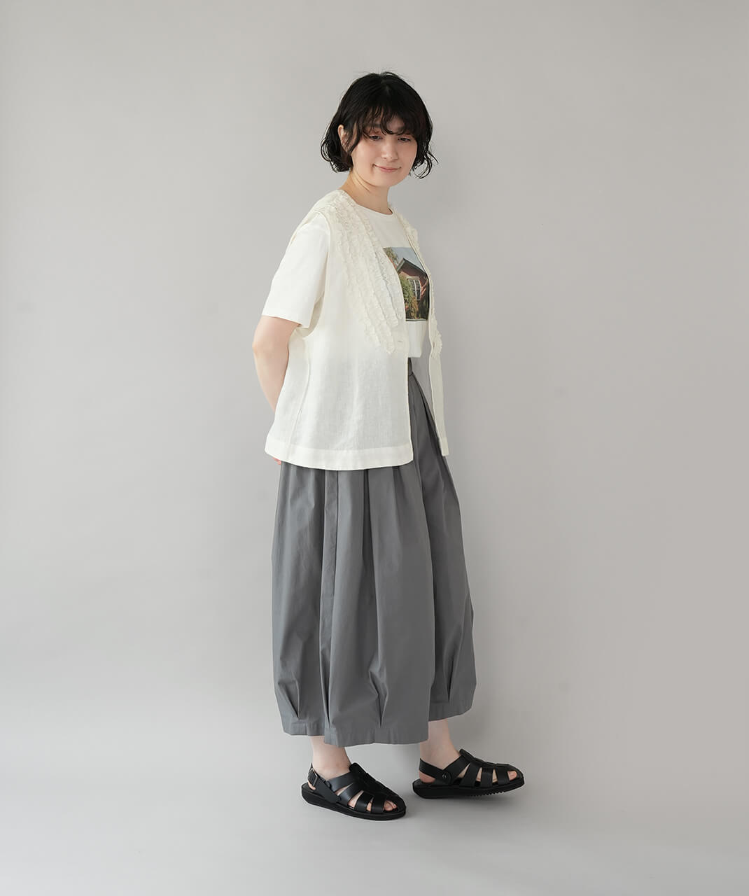 5月中旬再入荷予定】mumokutekiボリュームシルエットのコットンタイプ