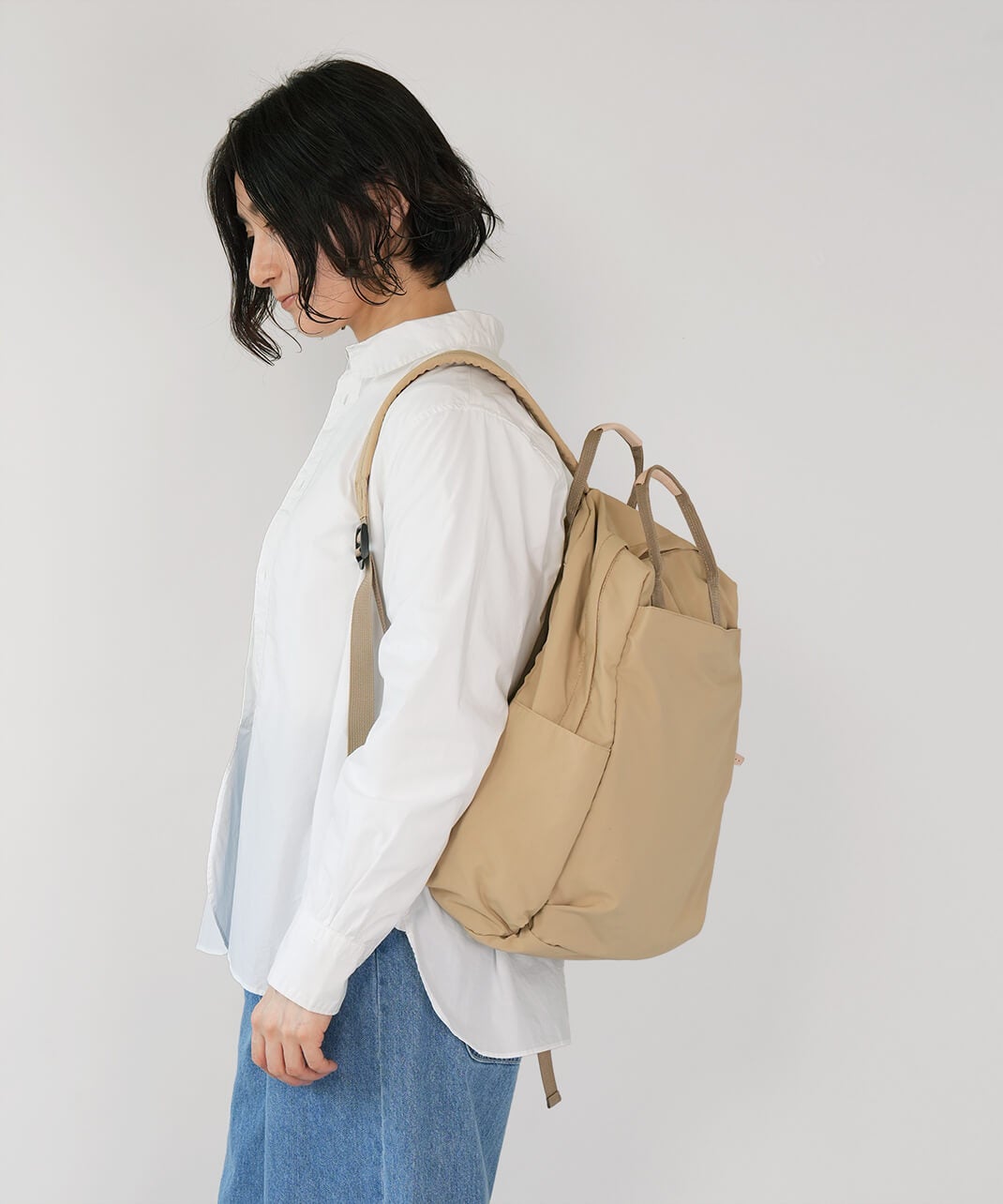 mumokuteki撥水加工軽くて多収納な8ポケットリュック | mumokuteki
