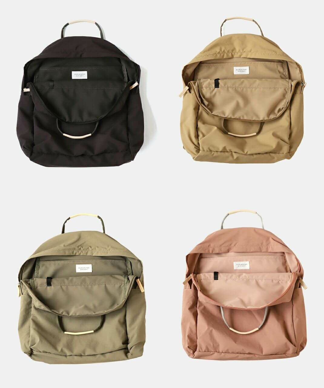 mumokuteki撥水加工軽くて多収納な8ポケットリュック | mumokuteki