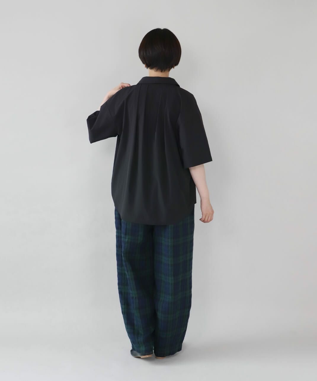 30%off】mumokuteki長さが選べる2サイズ展開のリネンコクーンパンツ