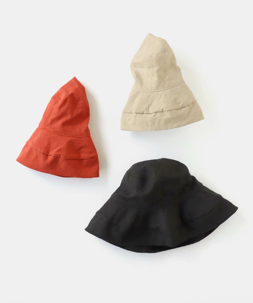 20%off】shesay折りたためて洗えるリネンストールハット | mumokuteki