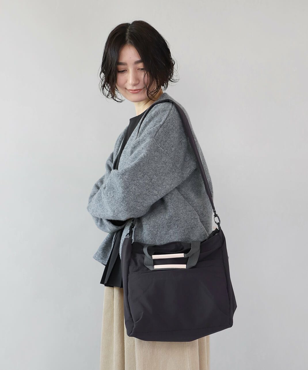 mumokuteki撥水加工軽くて多収納な10ポケットショルダー | mumokuteki