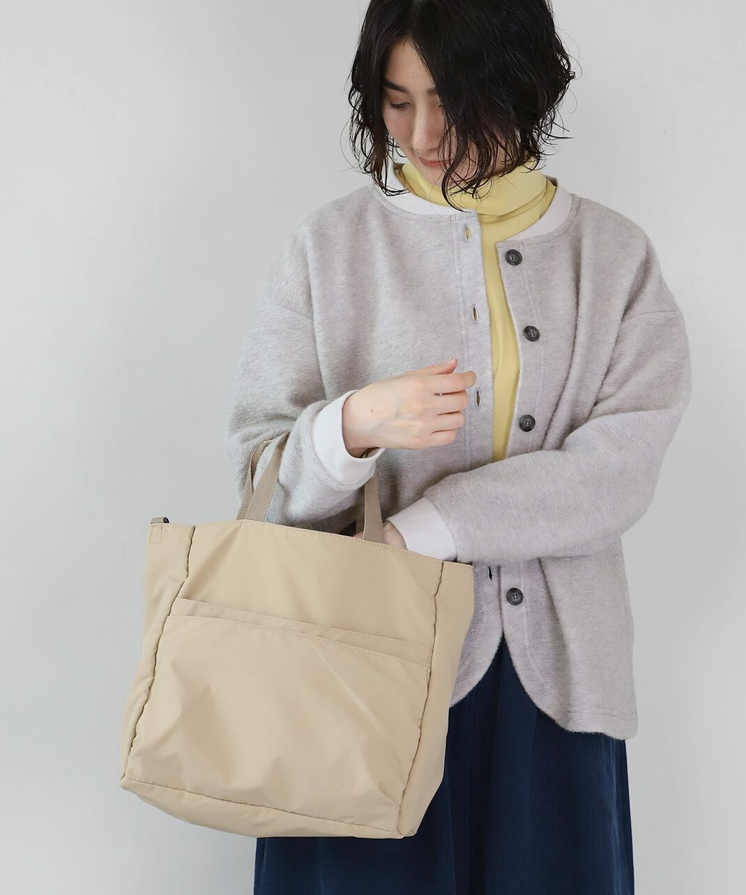 mumokuteki撥水加工軽くて多収納な10ポケットショルダー | mumokuteki