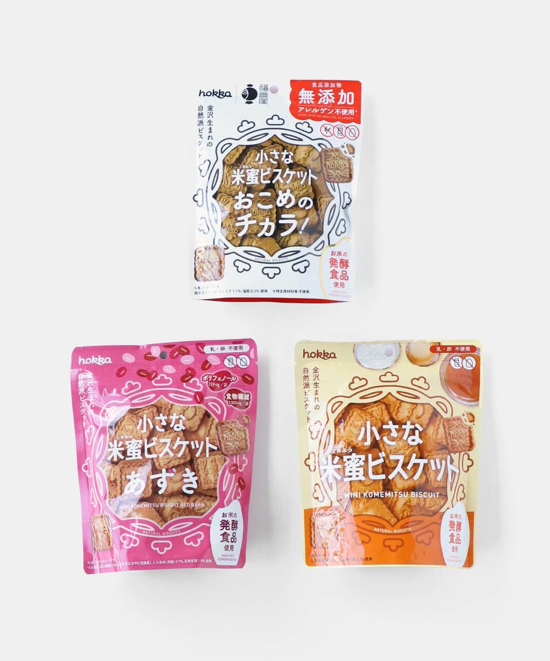 hokka小さな米蜜ビスケットシリーズ | mumokutekiオンラインストア
