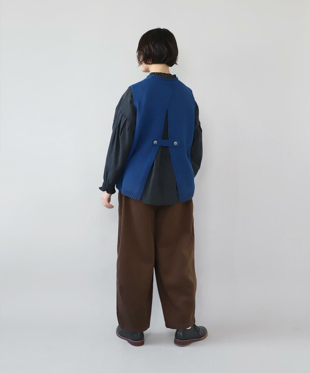 30%off】mumokuteki長さが選べる2サイズ展開のコーデュロイコクーン