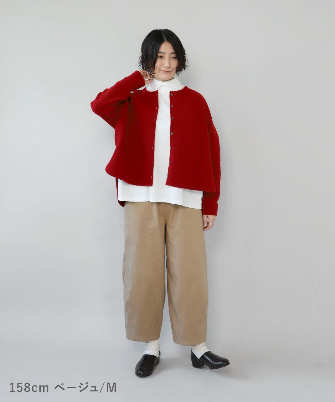 30%off】mumokuteki長さが選べる2サイズ展開のコーデュロイコクーン