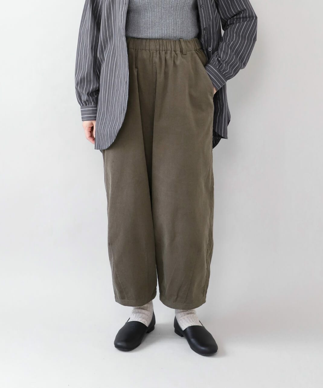 まー191新品BRILLANTE スモーク柄 コーデュロイコクーンパンツ 000000013961-20.jpg?size=l&w=