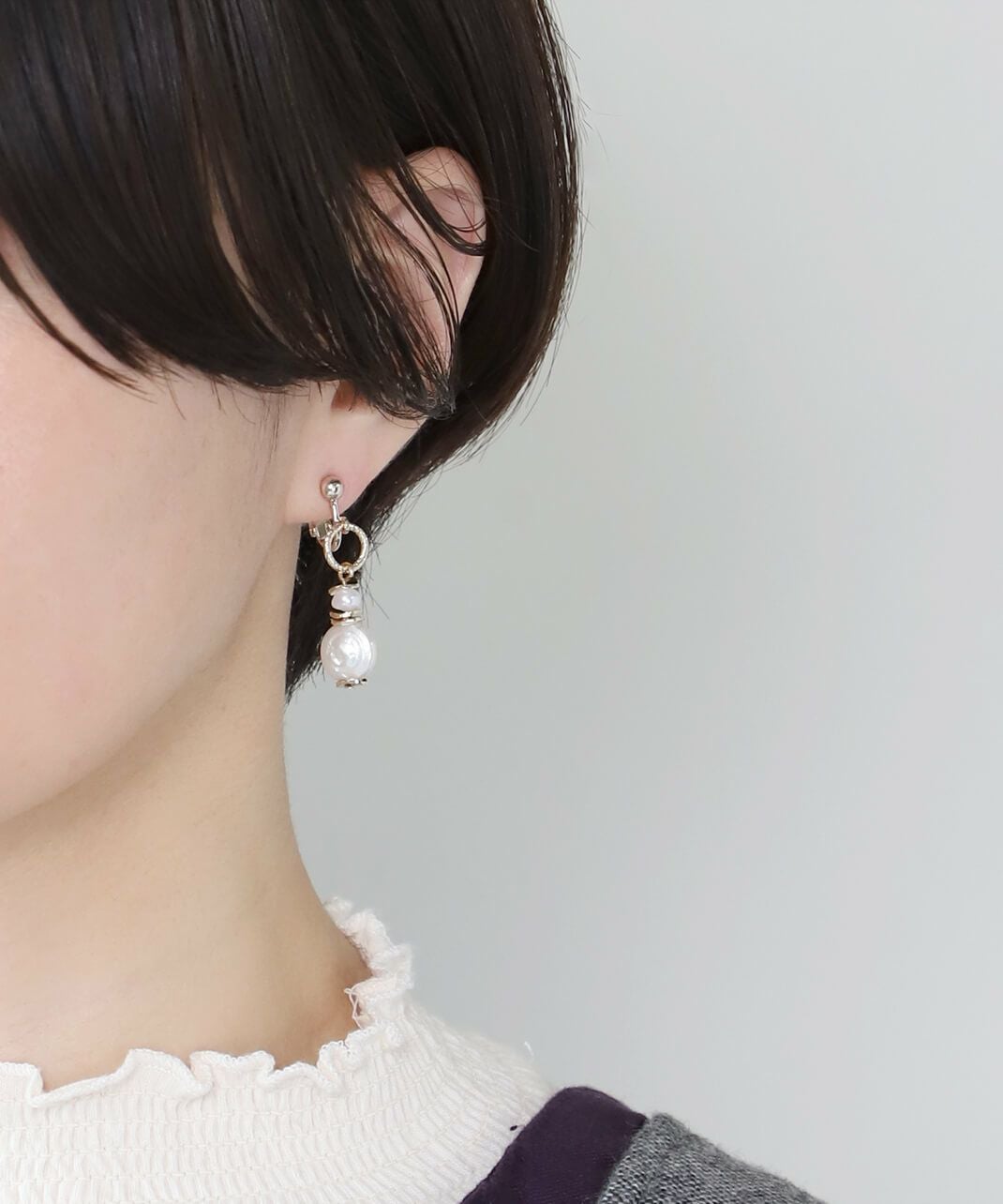 mumokutekiパールとメタルピアス・イヤリング | mumokutekiオンライン