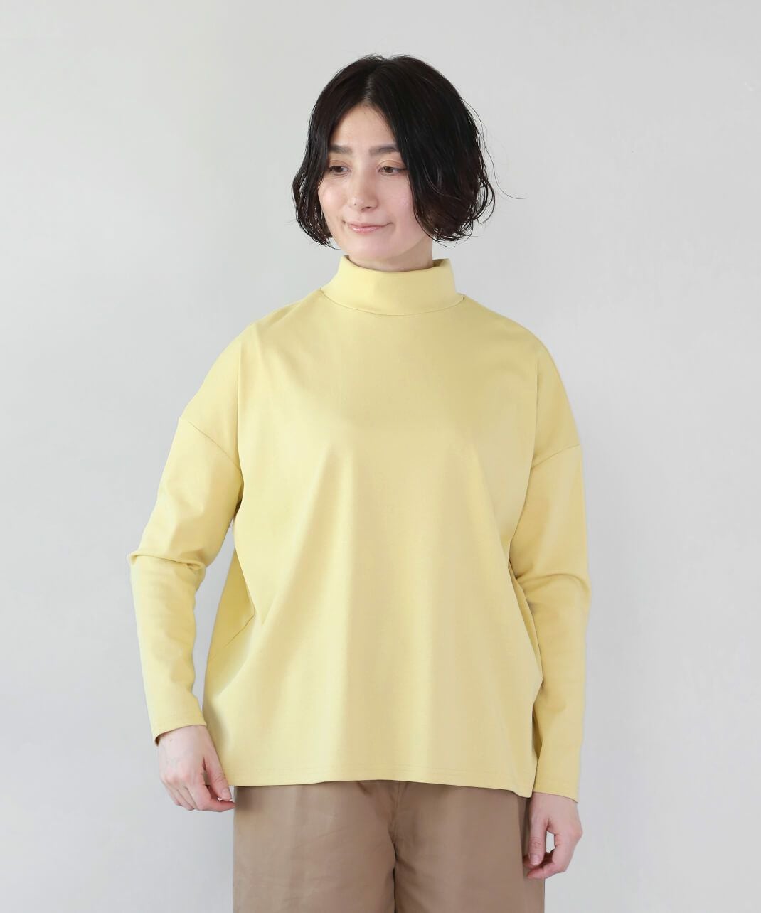 20%off】mumokuteki肌触りなめらか3WAY襟付きカットソー | mumokuteki