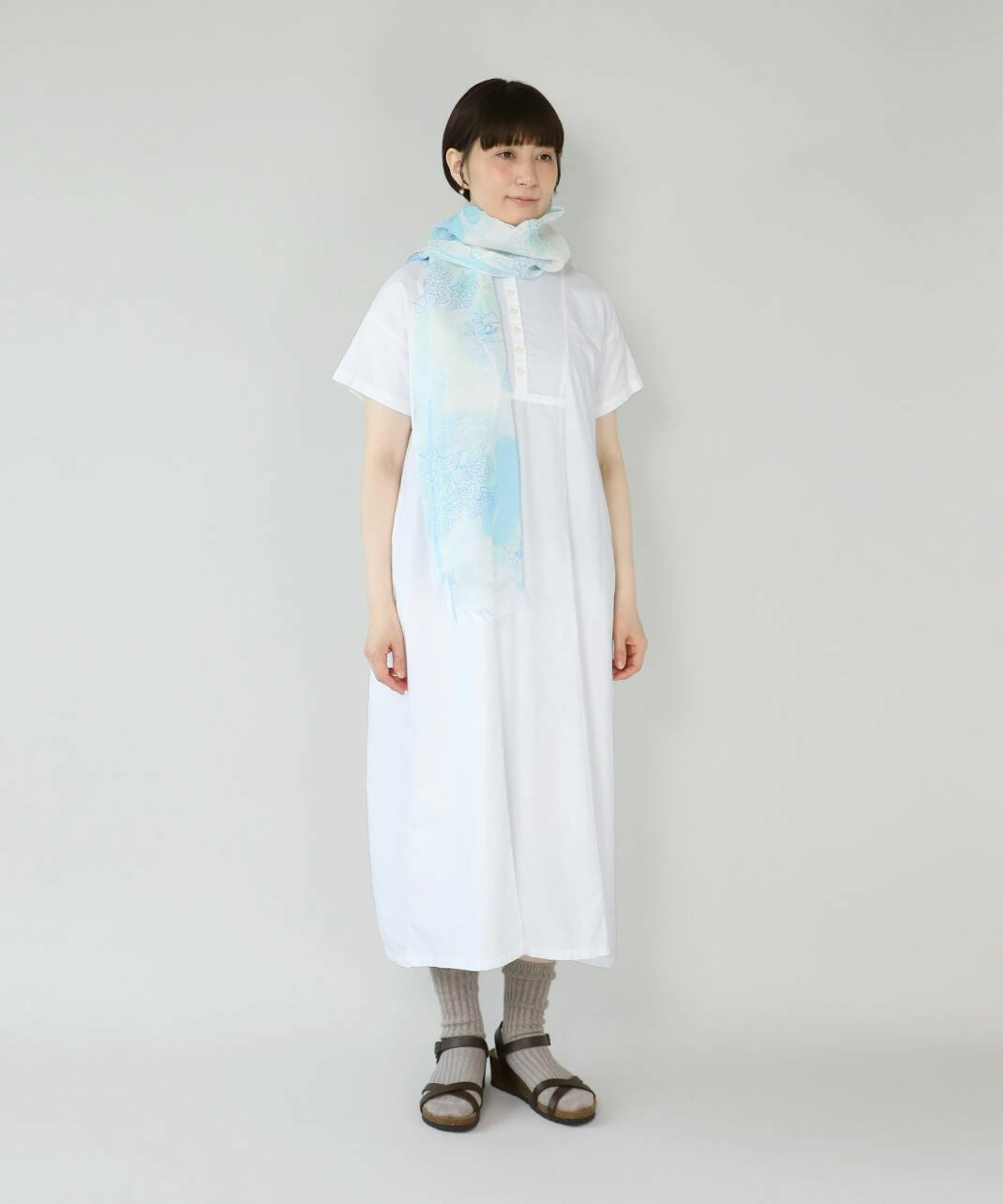 linen抗菌・防臭加工・UVカットチクチクしない麻ストール | mumokuteki
