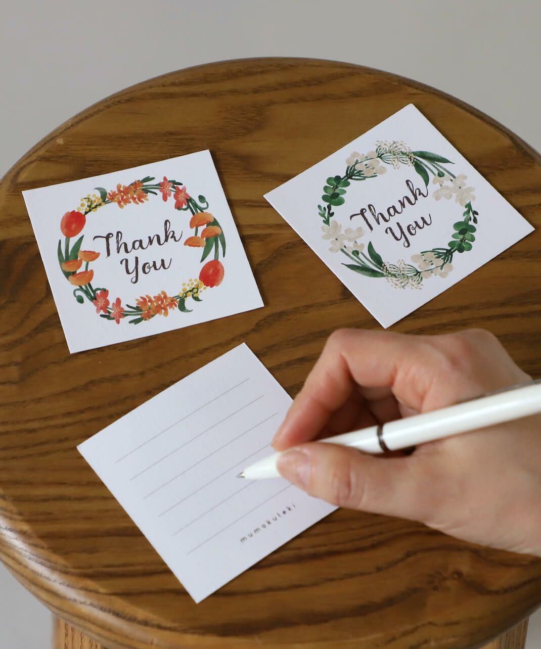mumokutekiオリジナルサンキューカード 2枚入り | mumokuteki