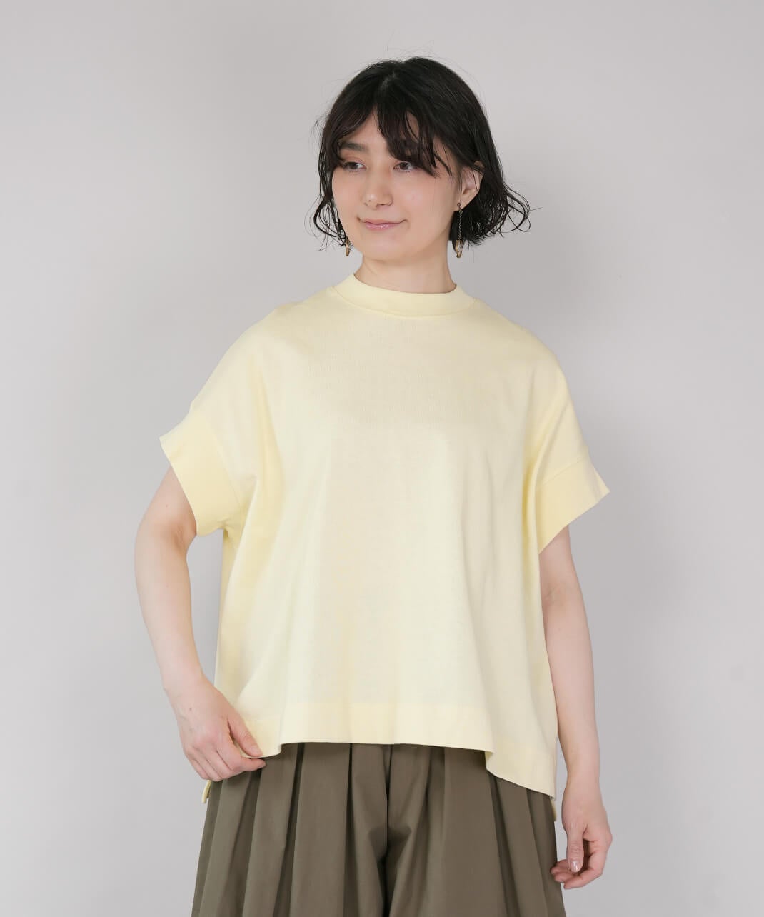 mumokutekiゆったりシルエットのUVカットワイドTシャツ | mumokuteki