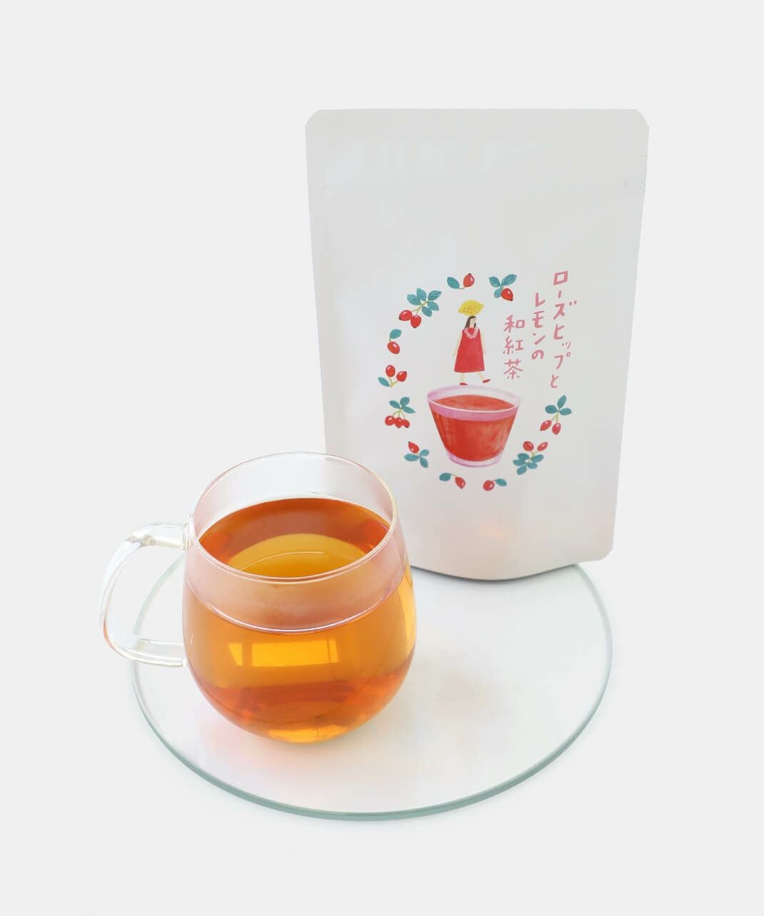 茶楽ジャスミンとほうじ茶・ローズヒップとレモンの和紅茶 11P