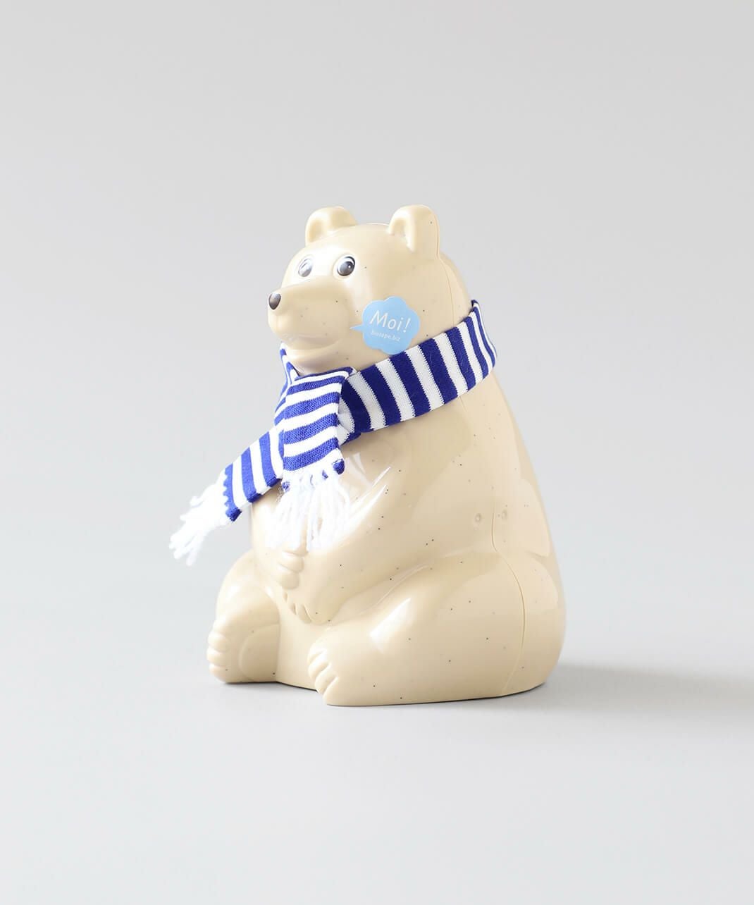 Polar Bear bankシロクマ貯金箱2025マフラー付き | mumokuteki