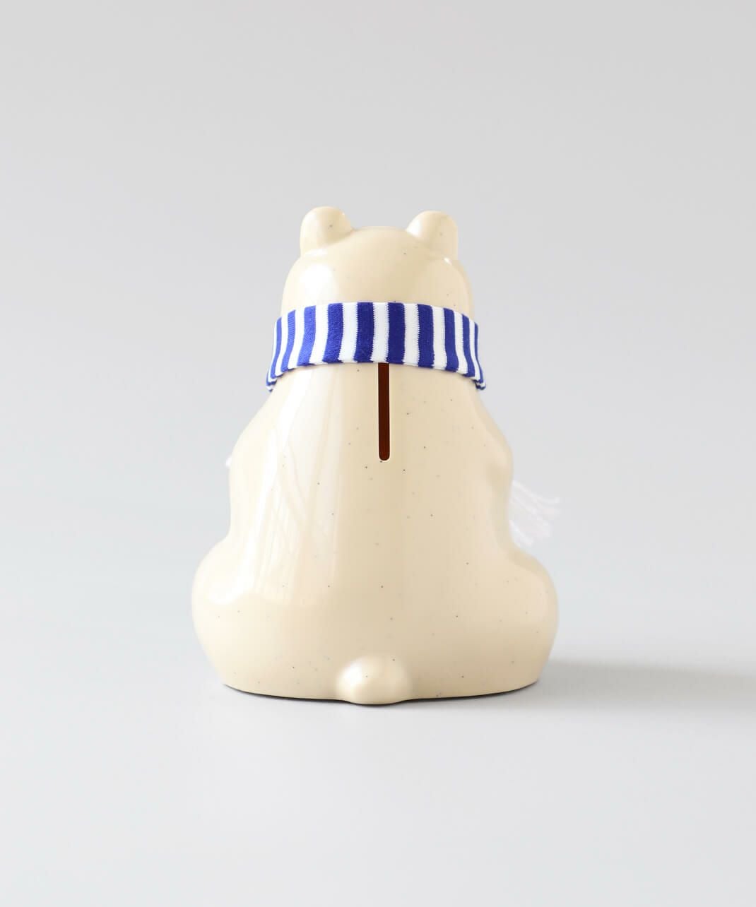Polar Bear bankシロクマ貯金箱2025マフラー付き | mumokuteki
