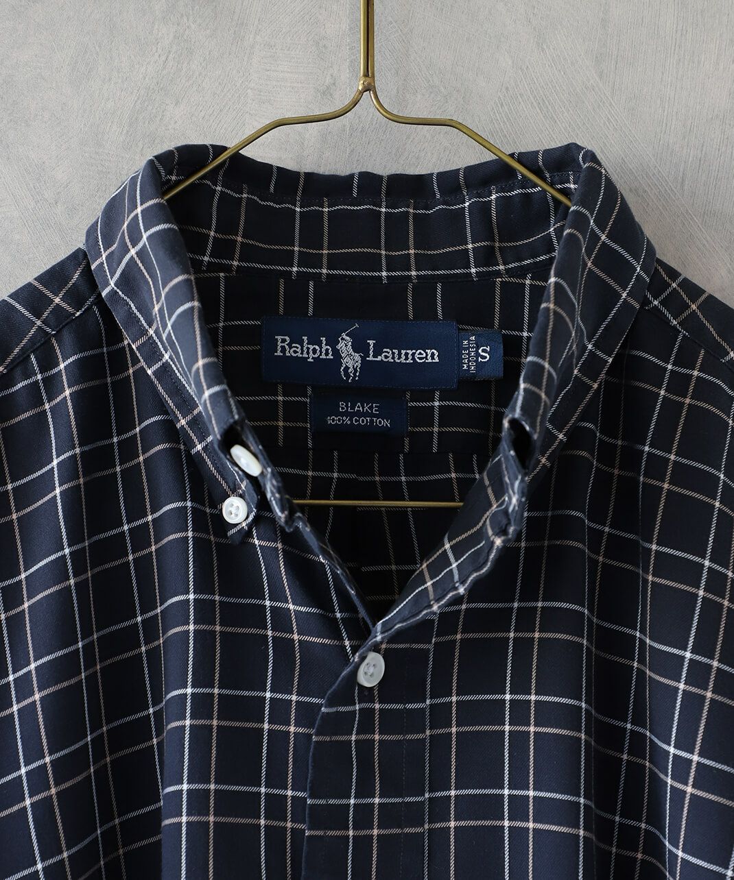 RALPH LAUREN古着コットンチェックシャツ 186 | mumokutekiオンライン