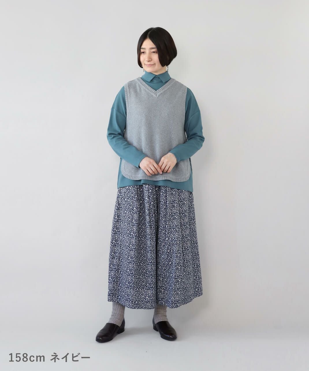 40%off】HEAVENLYレトロな雰囲気の小花柄ガウチョパンツ | mumokuteki