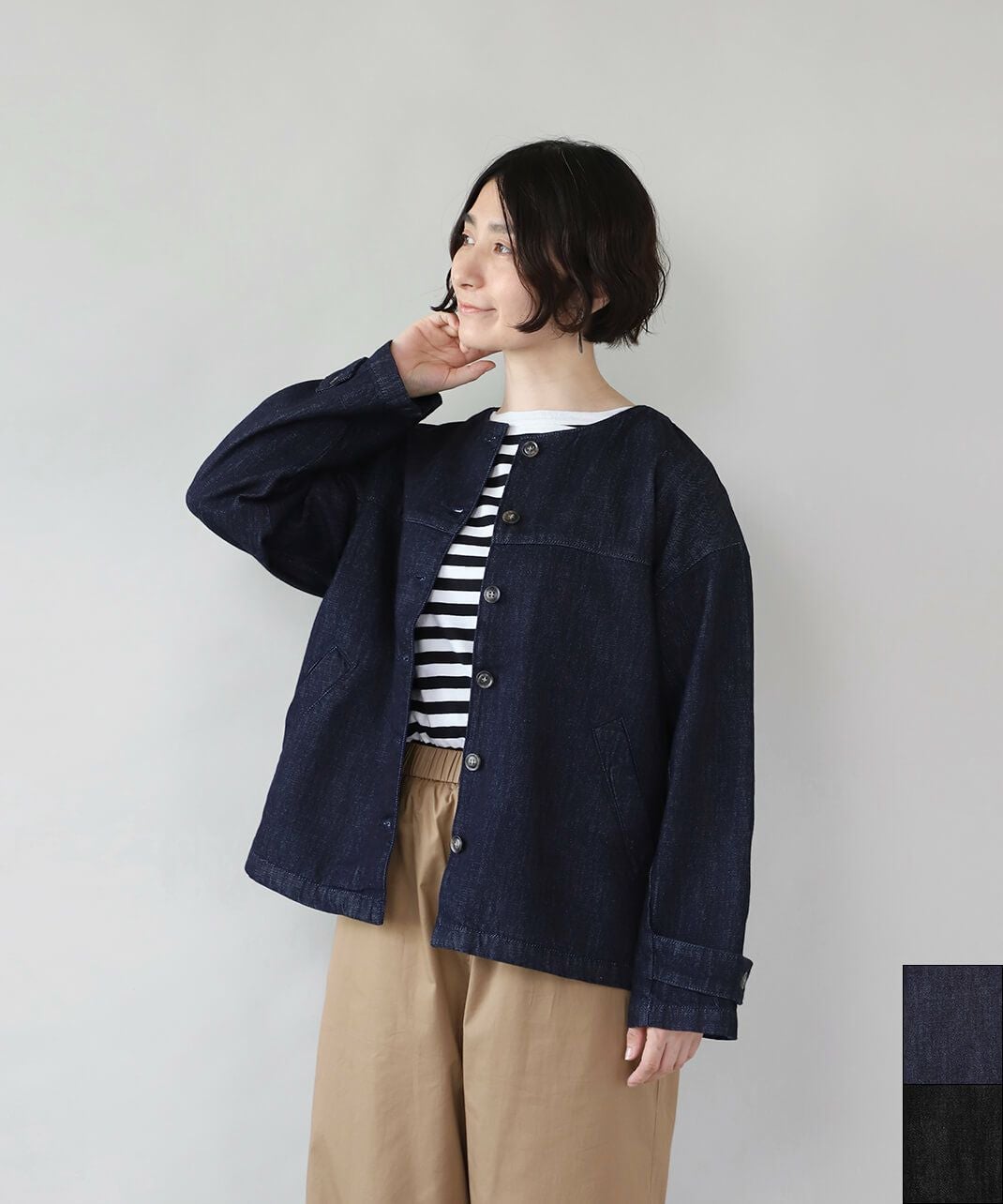 mumokuteki ムモクテキ　ニット　カーディガン　ネップ柄　羽織り　人気 アウター | ナチュラル服のファッションブランドならmumokuteki