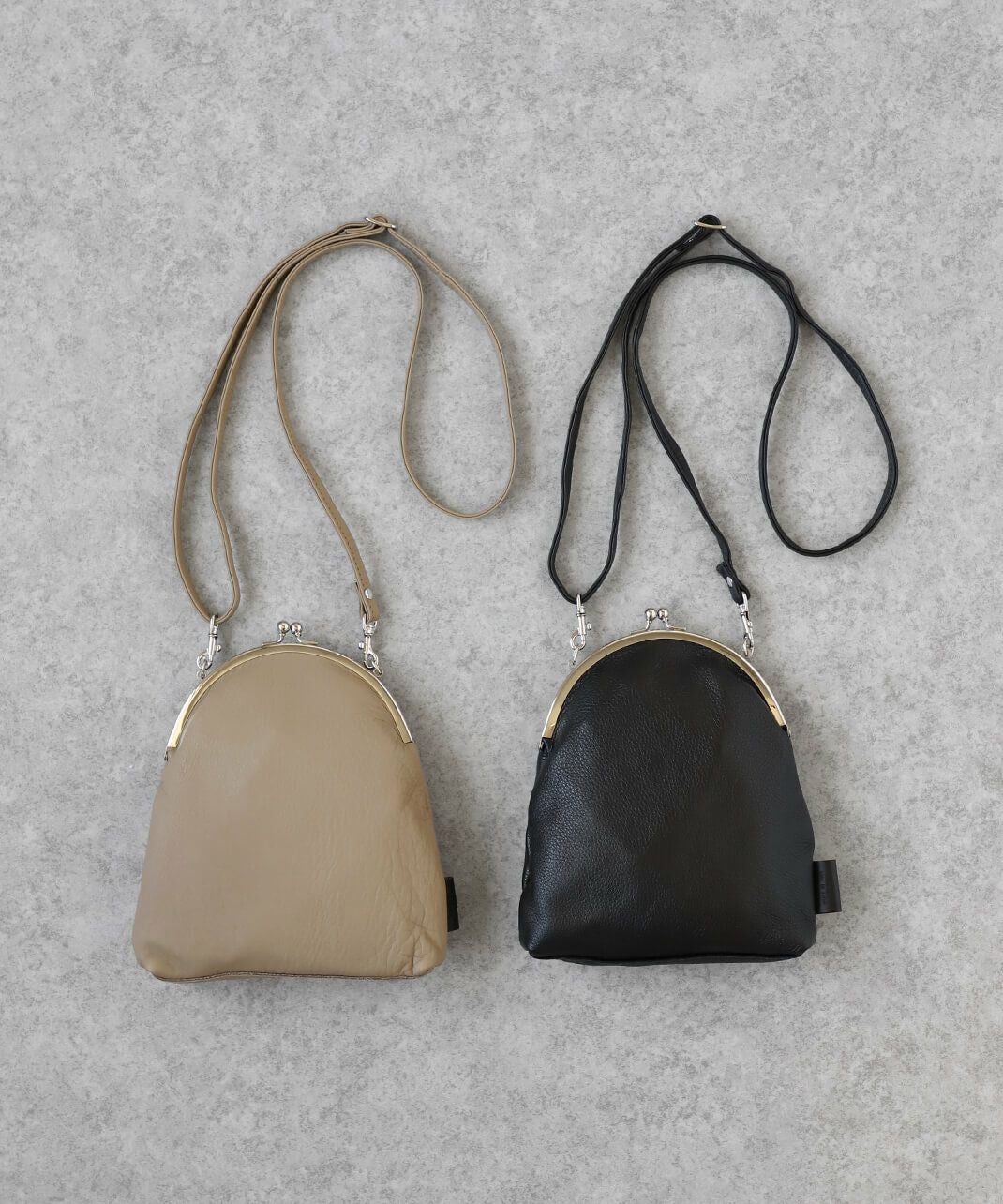 10%off】TIDEWAYとても柔らかい牛革のがま口ショルダーバッグ