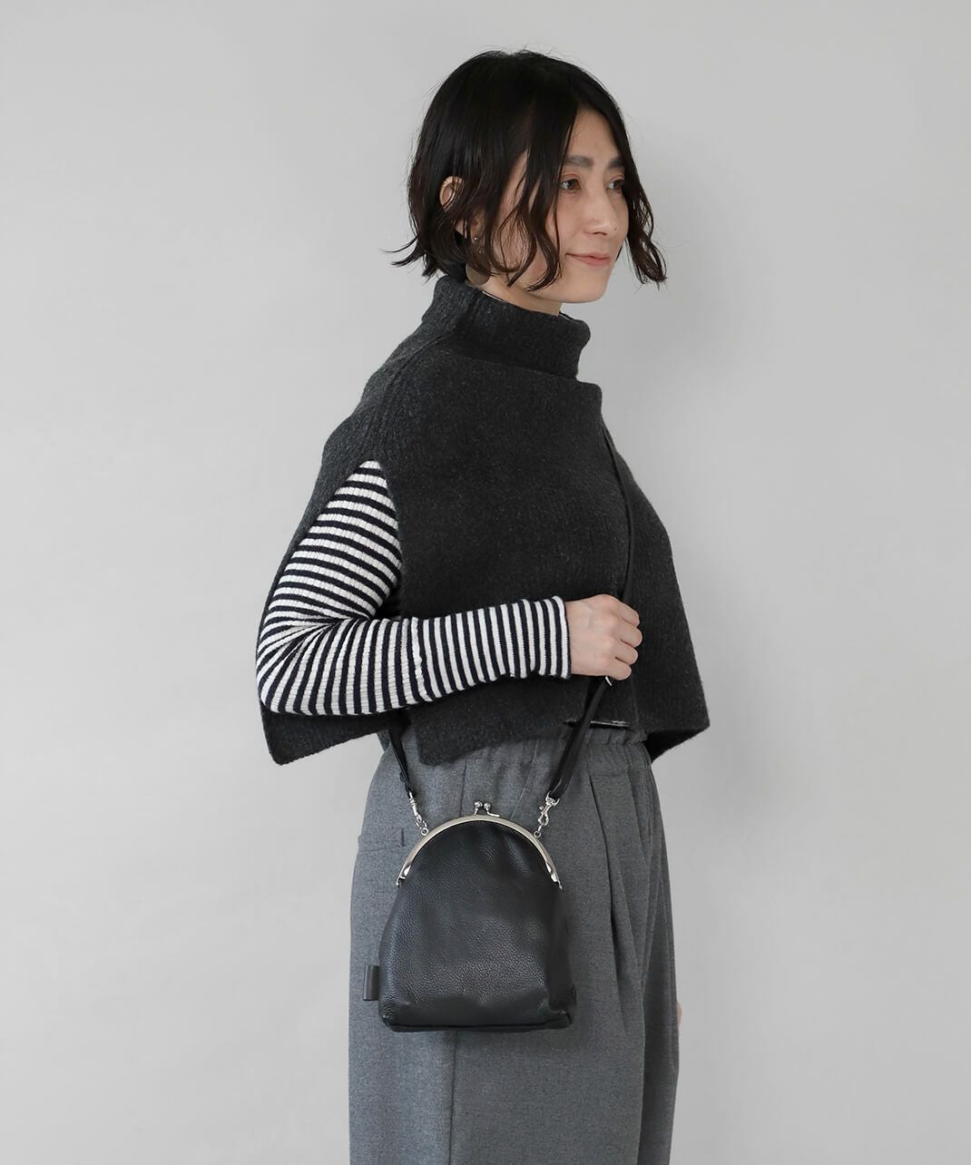 TIDEWAY　本革バッグ　がま口 OIL SHRINK がま口 2WAY BAG ¥19,800 . #tideway #タイドウェイ #新作
