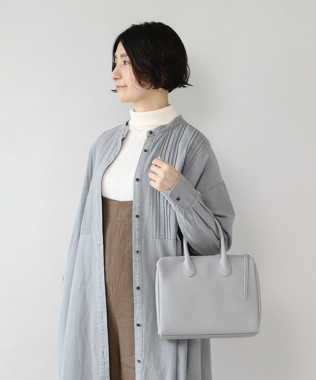 10%off】TIDEWAYしっとりとした質感の牛革ボストンバッグ | mumokuteki