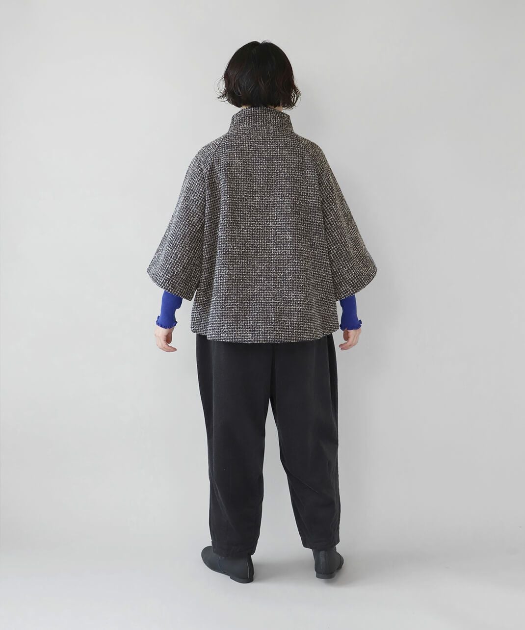 新品未使用ルシェルブルーチェックポンチョ 000000015609-39.jpg?size=l&w=