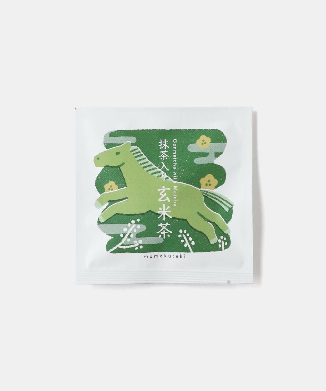 mumokuteki2026年干支茶茎ほうじ茶・抹茶入り玄米茶 | mumokuteki