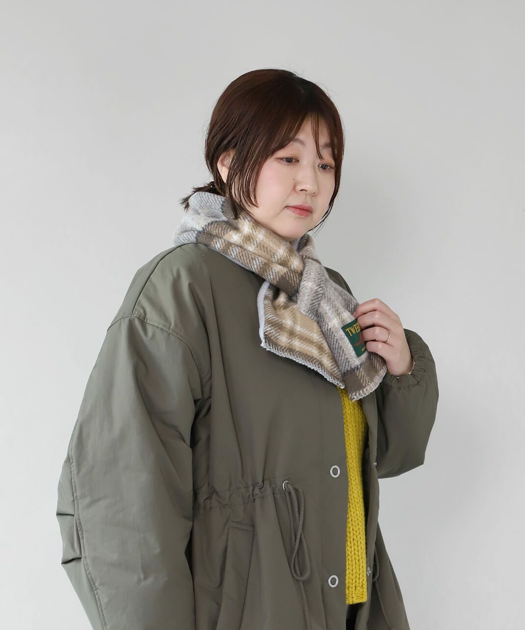 新品・未使用✨ マーガレットハウエル マフラー 英国製 ウール100% チェック TWEEDMILLBRITISH MADEウールチェックマフラー | mumokutekiオンライン