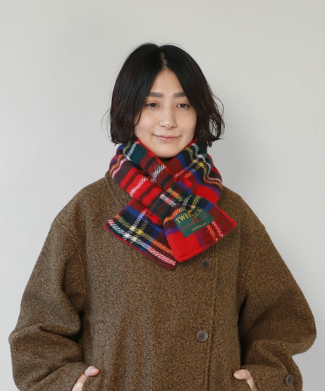 TWEEDMILLBRITISH MADEウールチェックマフラー | mumokutekiオンライン