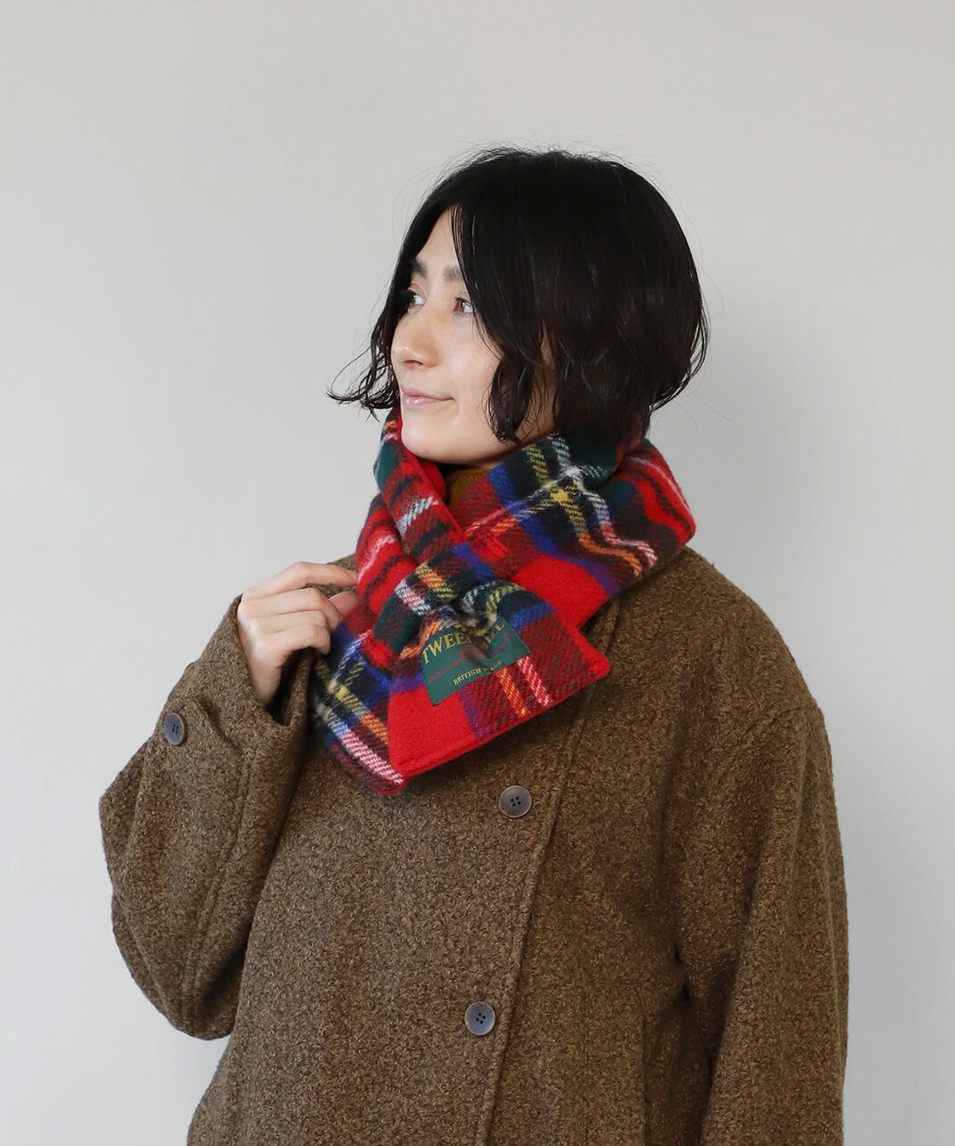 TWEEDMILLBRITISH MADEウールチェックマフラー | mumokutekiオンライン