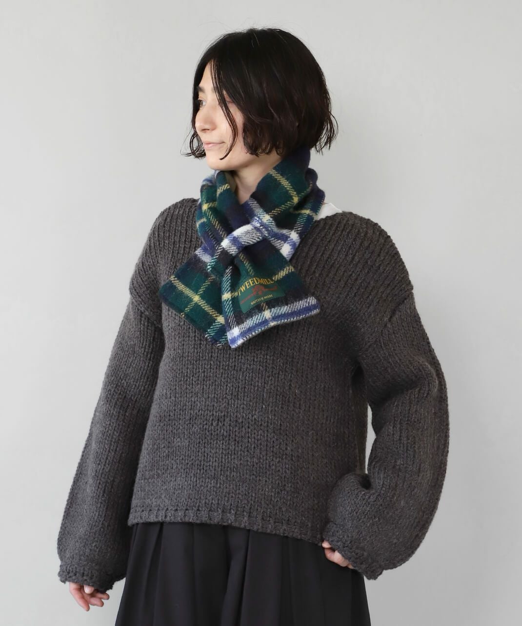 TWEEDMILLBRITISH MADEウールチェックマフラー | mumokutekiオンライン