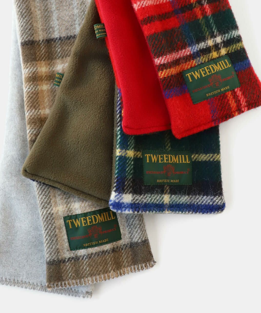 TWEEDMILLBRITISH MADEウールチェックマフラー | mumokutekiオンライン