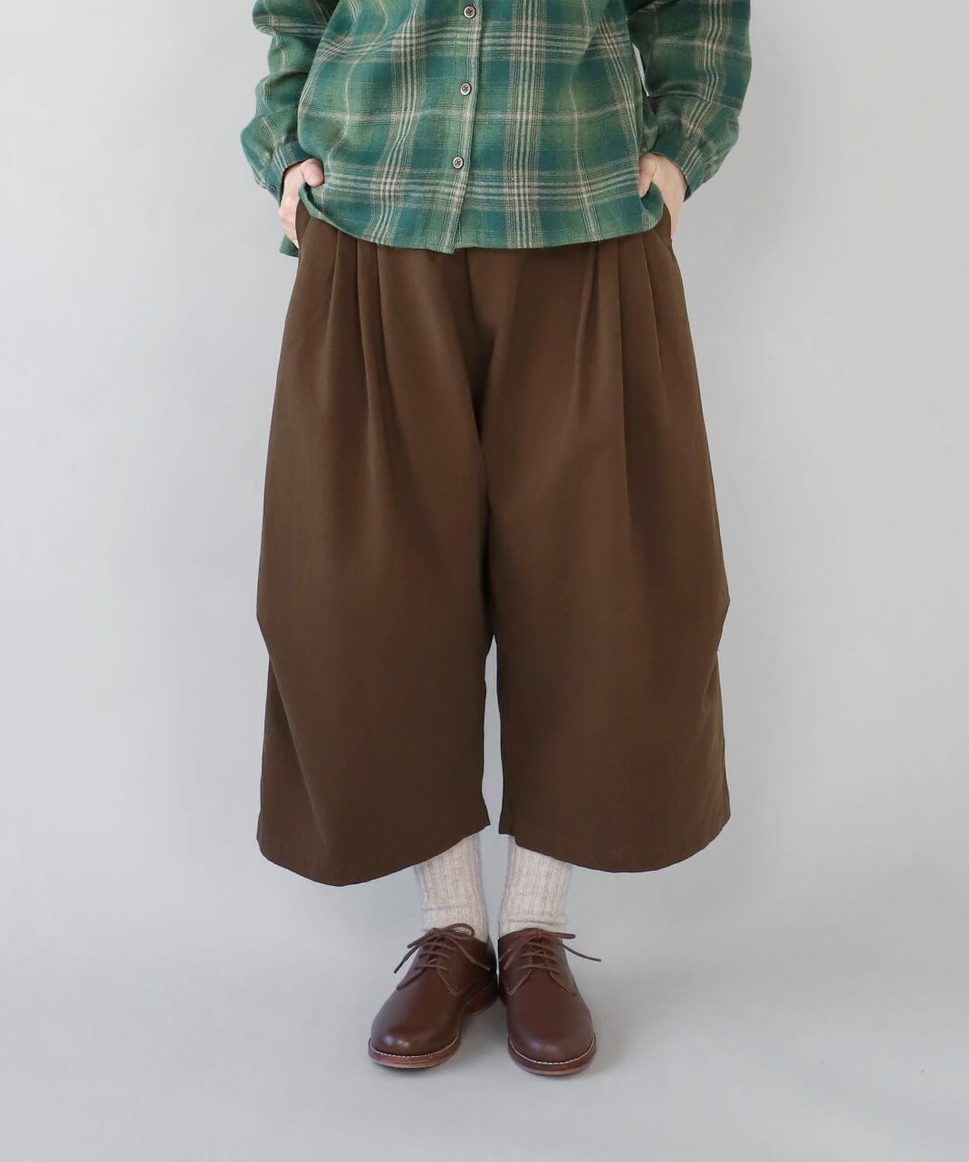 20%off】SUN VALLEYソフトコットンのサルエルコクーンパンツ