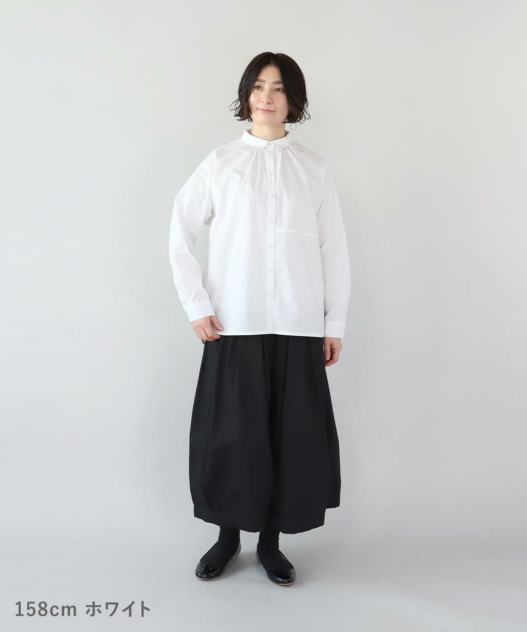 【1点もの・デザイン画付き】綿パッチワーク＆ちりめん生地切り替えブラウス 和柄コットン生地 市松パッチワーク文様(黒) 10cm単位 切り売り |生地
