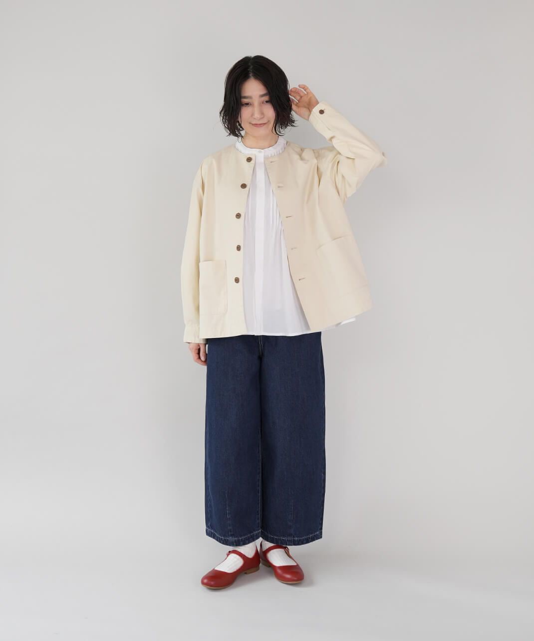 20%off】HEAVENLYコットンツイルのスプリングジャケット | mumokuteki