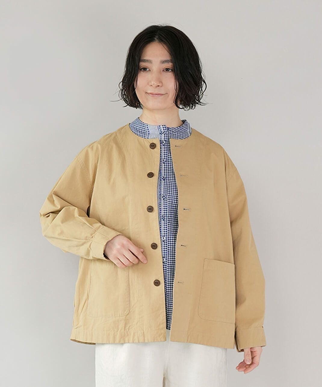 HEAVENLYコットンツイルのスプリングジャケット | mumokuteki