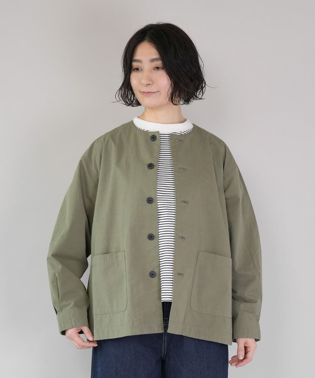 20%off】HEAVENLYコットンツイルのスプリングジャケット | mumokuteki